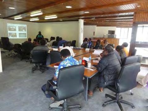 sensitize on the project approach & the trained committees in the districts