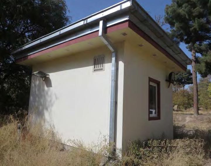 However, according to the site facility engineer, one of the water well houses number 801 was not being used because the new well stopped producing water 2 months after construction was completed