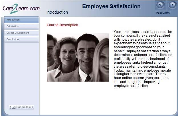 ABHOW Employee Satisfaction (P7606) Author: Donna Koby This 1-hour interactive online course gives you some tips and insight into