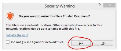 Click YES button located in gray SECURITY WARNING popup (screenshot below). 5.
