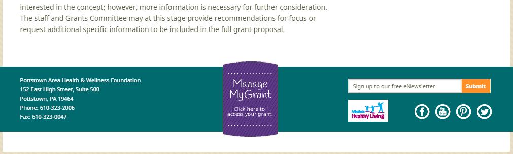 Manage Your Grant with the Online Portal Manage current and historical applications