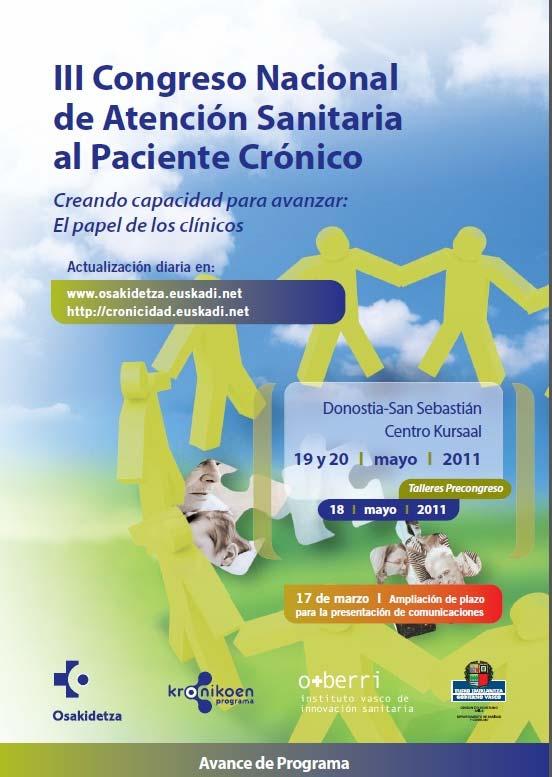 III Spanish Conference on Care for Chronic Patients 19-20 May