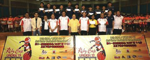 At the Opening Ceremony of the 11th Kuala Lumpur Basketball Association (KLBA) / Ruby Cup 17 and Under Basketball Championship officiated by Y.