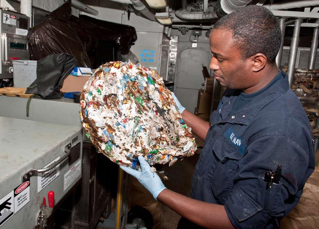 ATI - PAGE 5 LHD 8 Sailors Reduce, Reuse, Recycle reduce its carbon footprint can be extra work for Sailors, however with a vision of the greater good in mind some of the crew feel the extra time is
