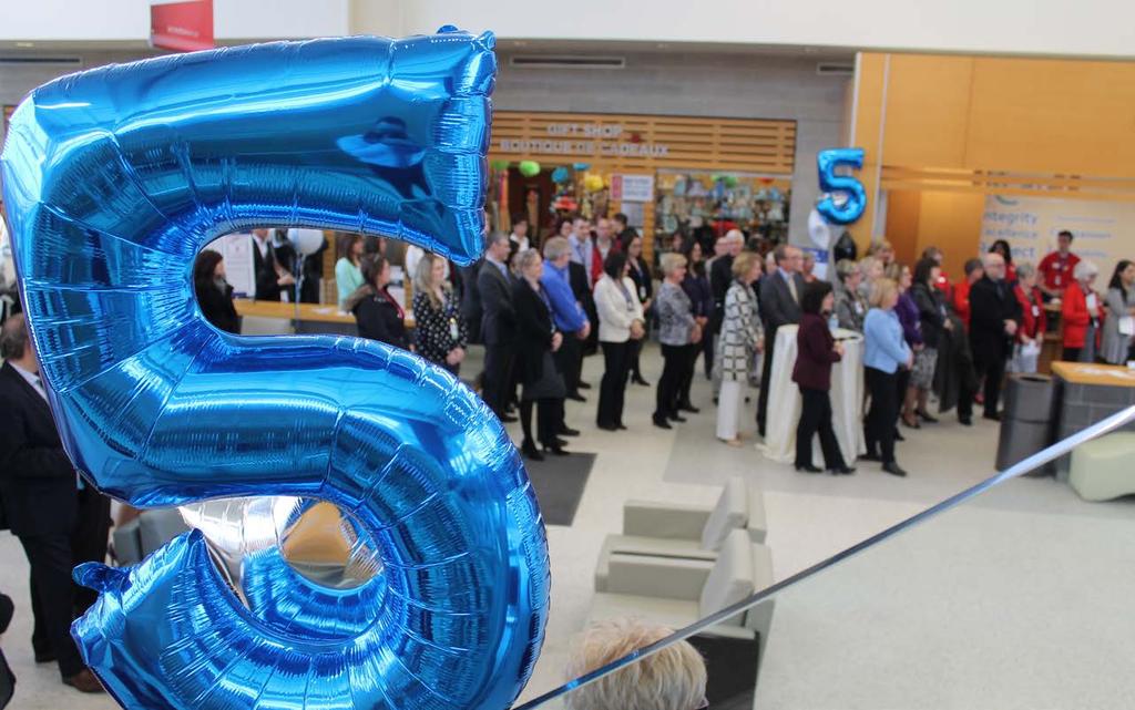 Quality Healthcare, Close to Home Our Community Hospital celebrated its 5th Anniversary, March 2016.