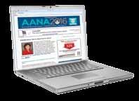 AANA Meetings app On average 3,000 downloads per year One-year sponsorship of the AANA