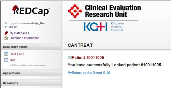 Each error identified must be addressed before you can Lock the patient.