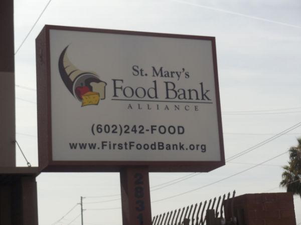 In its first year, the food bank distributed more than 100 tons of food.