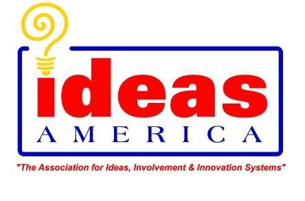 2018 IdeasAmerica Annual Awards The Annual Awards Program recognizes outstanding achievement by individuals and organizations in all areas of employee involvement.