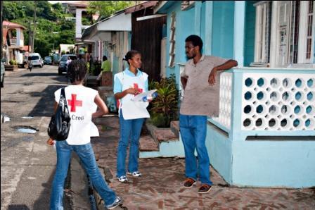 preparedness planning, also working in schools in vulnerable areas. Group that received NIT training in Surname in September. Source: Suriname Red Cross.
