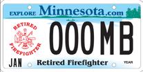 1,015 Firefighter (Retired) Motorcycle 168.12, subd. 2g Motorcycle owned by a retired firefighter. 68 Gold Star Family 168.