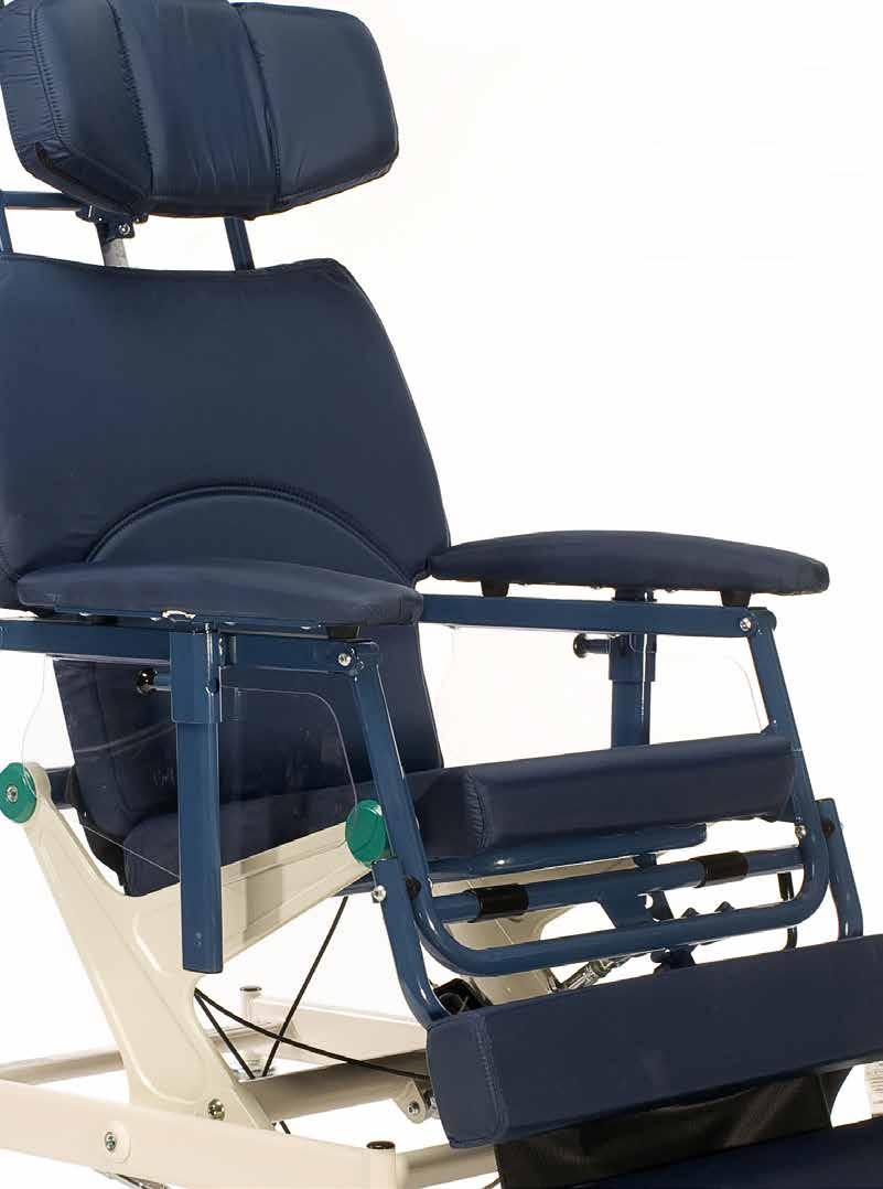 Human Care s convertible chair is a no-lifting multifunctional device that helps health care professionals to more efficiently and effectively perform their safe patient handling practices,