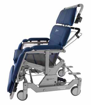 8 I-400 Convertible chair for moving, re positioning and transferring patients Unlimited repositioning capabilities Easy to turn and