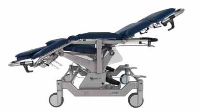 9 I-700 Convertible chair for moving, re positioning and transferring patients Tilt-in-space function Helps to