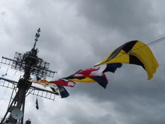 Now Hear This! Flags, Pennants & Customs Believe it or not, displaying flags and pennants on U.S. Navy ships is complicated.