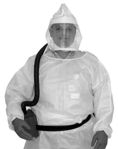 Isolation Precautions: Airborne 34 A Powered Air Purifying Respirator or PAPR is a special air filtering pack
