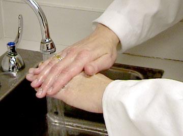 Infection Prevention: Key Points 7 Use soap and water: When hands are visibly soiled or contaminated with blood/body fluids. After using the restroom.