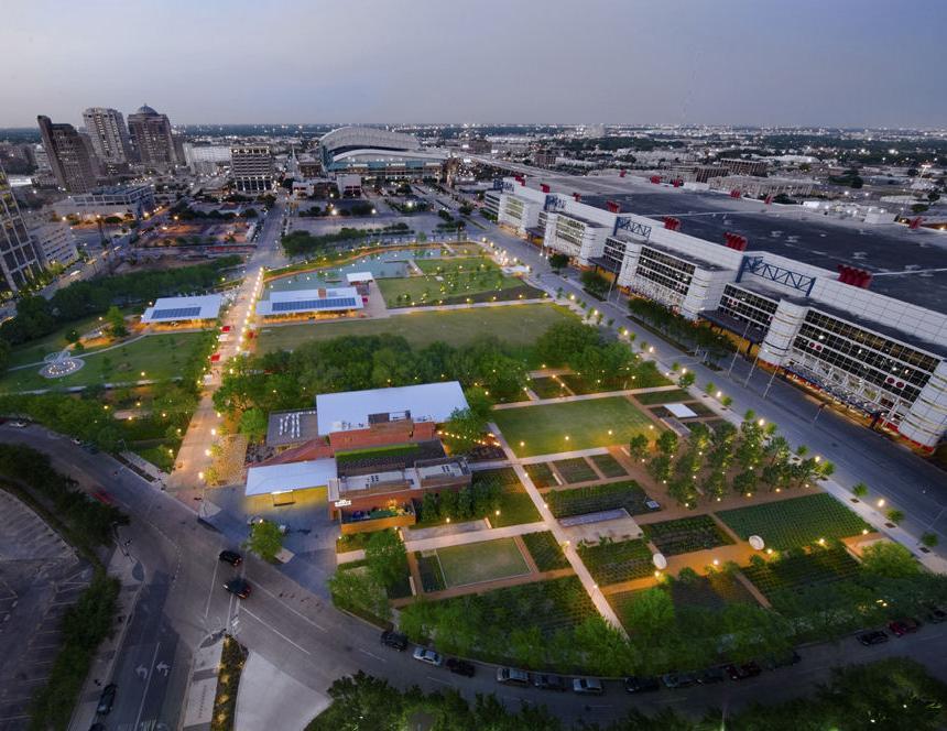Supporting downtown investment and revitalization Discovery Green, Houston $30 million construction