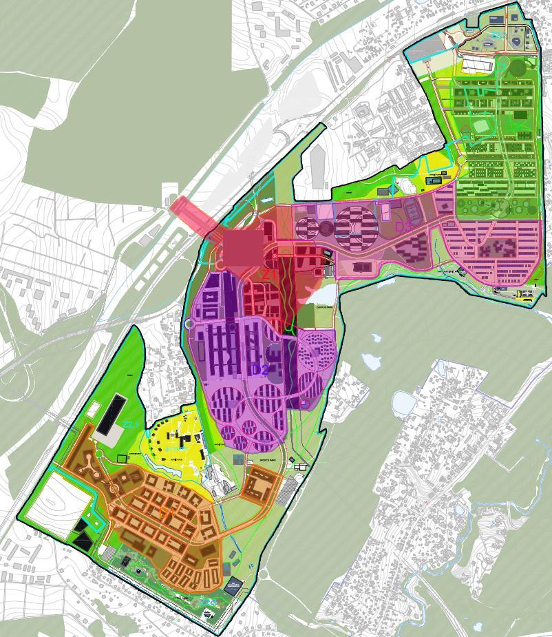 APPENDIX 6: Skolkovo Innovation Center Master Plan Four mixed-purposed districts, Central Z1 zone and the green zone Skolkovo is a unique city within the Moscow