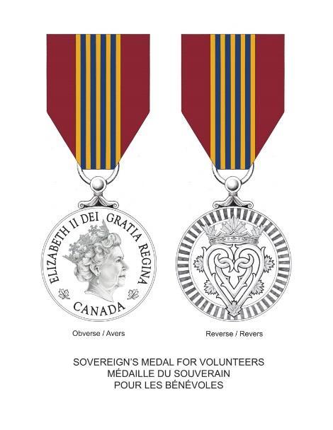 Sovereign s Medal for Volunteers TERMS This medal will recognize volunteers who have made a significant, sustained, unpaid contribution to their community, in Canada or abroad.