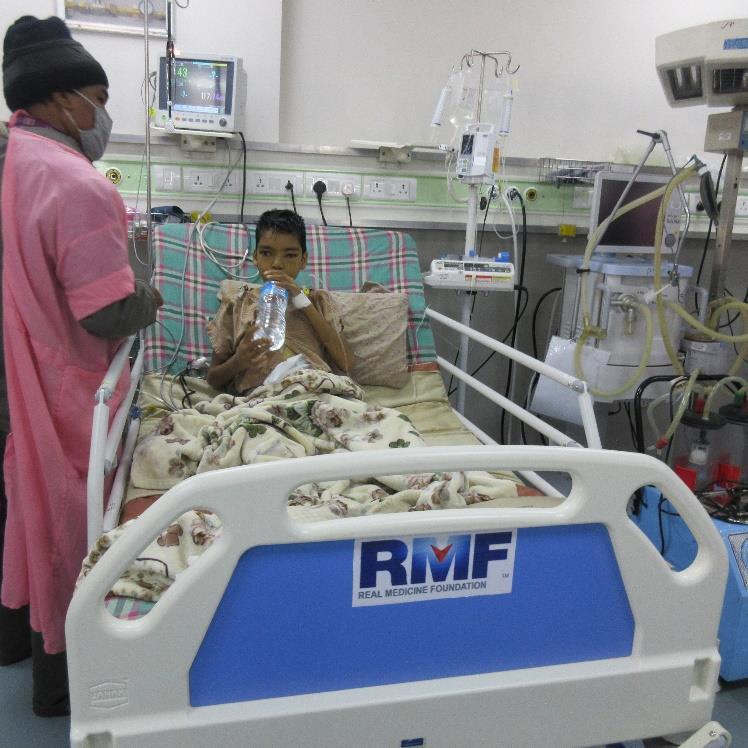 official handover of 10 ICU beds from RMF to