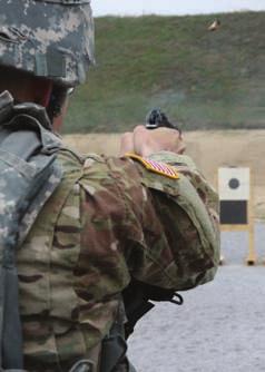 The Bowie Challenge, held on September 30, was a multinational competition in which all 27 challengers faced a physical fitness test, a five-mile road march, a stress marksmanship test, and a land