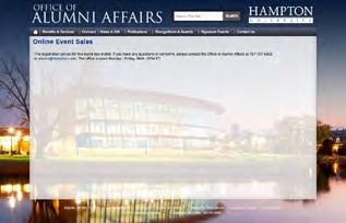 Register online at http://www.hamptonu.edu/oaa/store/results.cfm Registration INFORMATION DEADLINE: APRIL 30, 2018 For more information call the Office of Alumni Affairs: 1.888.HU FORCE (1.888.483.
