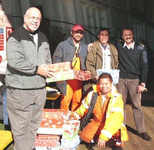 SEAFARERS HOUSE Last year, Seafarers House was able to hand deliver over 1,800 decorated shoeboxes filled with basic personal care items to hard-working men and women who make their living at sea an