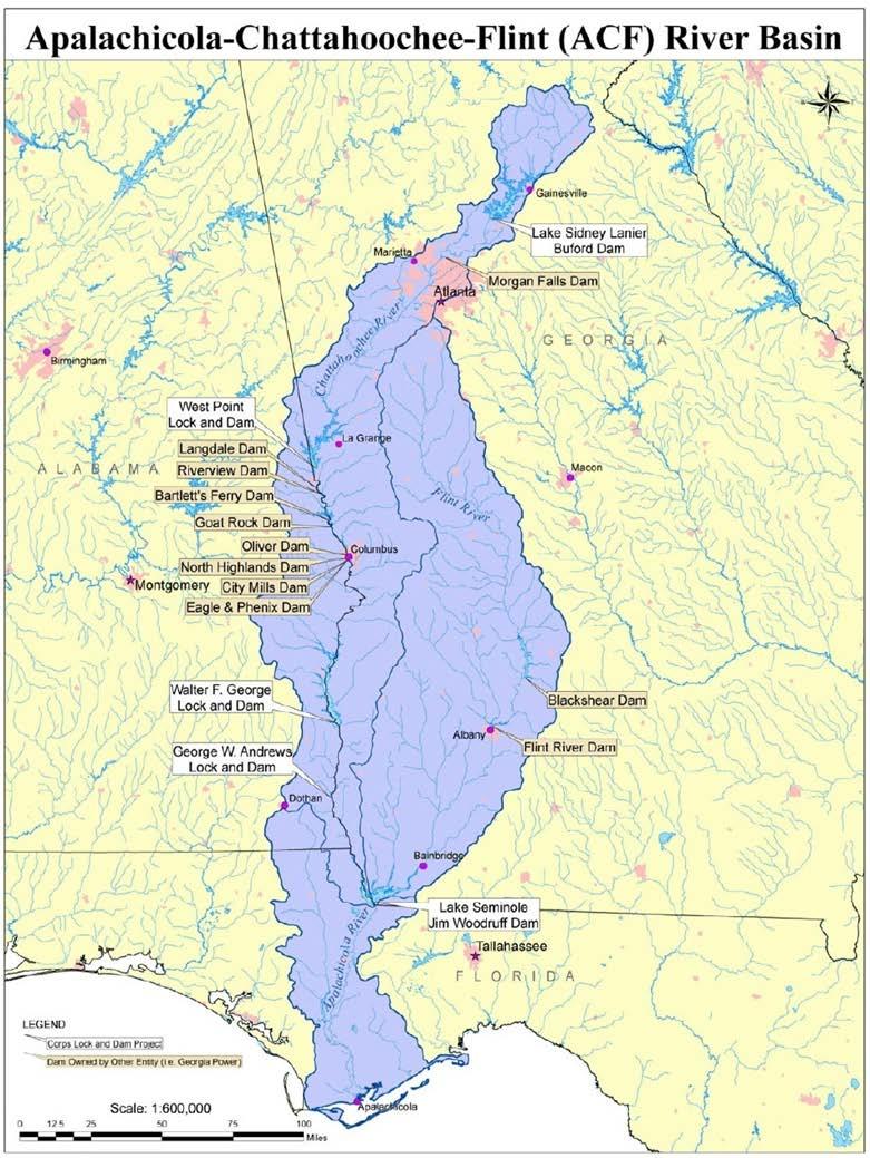 Five Corps Reservoirs From north (upstream) to south: Buford Dam (Lake Lanier) West Point