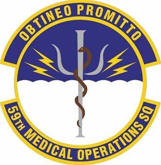 59 th MEDICAL OPERATIONS SQUADRON LINEAGE 59 th Medical Operations Squadron constituted, 5 Mar 1998 Activated, 1 Apr 1998 STATIONS Lackland AFB, TX, 1 Apr 1998 ASSIGNMENTS 59 th Medical Operations