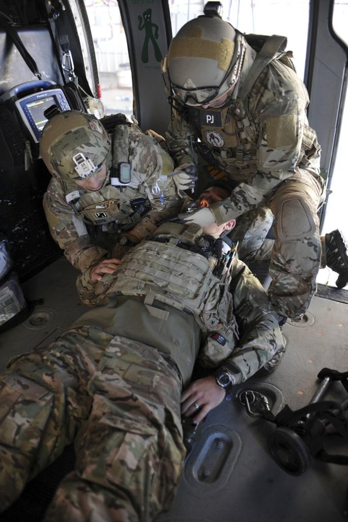 Because of the ability to view an image on an external screen, VL is an ideal choice for USAF Pararescue, whose clinical setting is usually in high risk, tactical (floor of a truck or helo), and