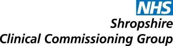 Statement from Shropshire Clinical Commissioning Group and Telford & Wrekin Clinical Commissioning Group Shropshire CCG acts as the co-ordinating Commissioner working closely with Telford & Wrekin