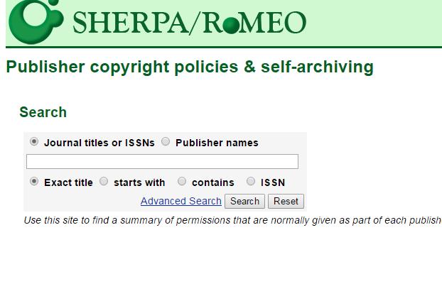 How do I look up publishers embargos? Your first port of call should be Sherpa REF https://ref.sherpa.ac.