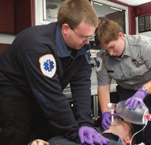 Emergency Medical Services Professions (EMT/AEMT) Prepares students to enter the healthcare industry by equipping them with the necessary training to become licensed Emergency Medical Technicians who