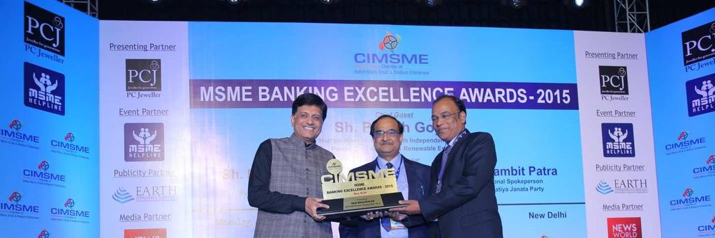 KVB wins MSME Banking Excellence Awards- 2015 Karur Vysya Bank is proud to announce that we have been awarded in MSME Banking Excellence Awards- 2015
