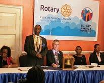 The result was a decision to allow 6 Rotaractors to join the club each year with the proviso being that they needed to have been wither President of their club or held District office.