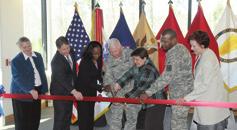 The Women s Museum held its grand opening and ribbon-cutting ceremony for its new expansion during the Women's History Month Program, March 19, 2010, at Fort Lee, Va.