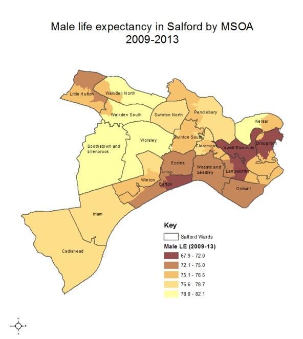 1.5 RATIONALE the case for change 1.5.1 From our JSNA, we know that in Salford: 70% of the population live in areas classified as highly deprived Over 25% of young people under 16 in the city (12,300