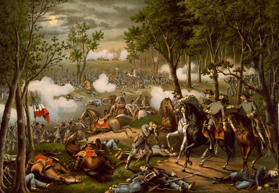 DATE BATTLE DETAILS- GENERALS/OBJECTIVES/ CASUALTIES April 21- May 11, 1863 Battle of Chancellorsville Confederate-Lee Union-Hooker 30,764 casualties -Stonewall Jackson (Confederate) takes30,000 men