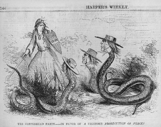 Dealing with Dissent Lincoln takes a hard line Suspends writ of habeas corpus in Maryland, and later in other states Arrested Copperheads Seized