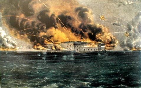 Fort Sumter On April 12, 1861 Southerners fire on Fort Sumter Union command under