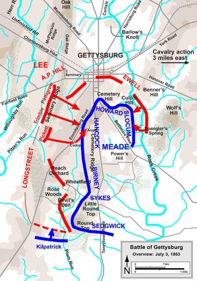 Gettysburg July 1-3, 1863 After three days of fighting, Lee failed to defeat the Union Army.