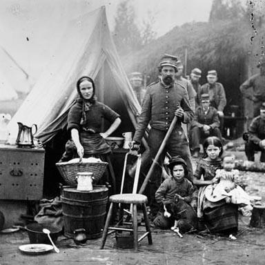 Soldiers in the field were often wet, muddy, and cold. Camps were unsanitary and the soldiers often went weeks without bathing or washing their clothes.