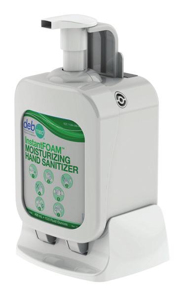 hygiene event data using advanced wireless technology: Inside all DebMed dispensers At the point of