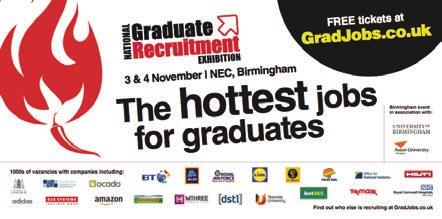 Poster example FREE tickets at!"#$%&'()*&)+, 3 & 4 November NEC, Birmingham The hottest jobs for graduates More than just a jobs fair.