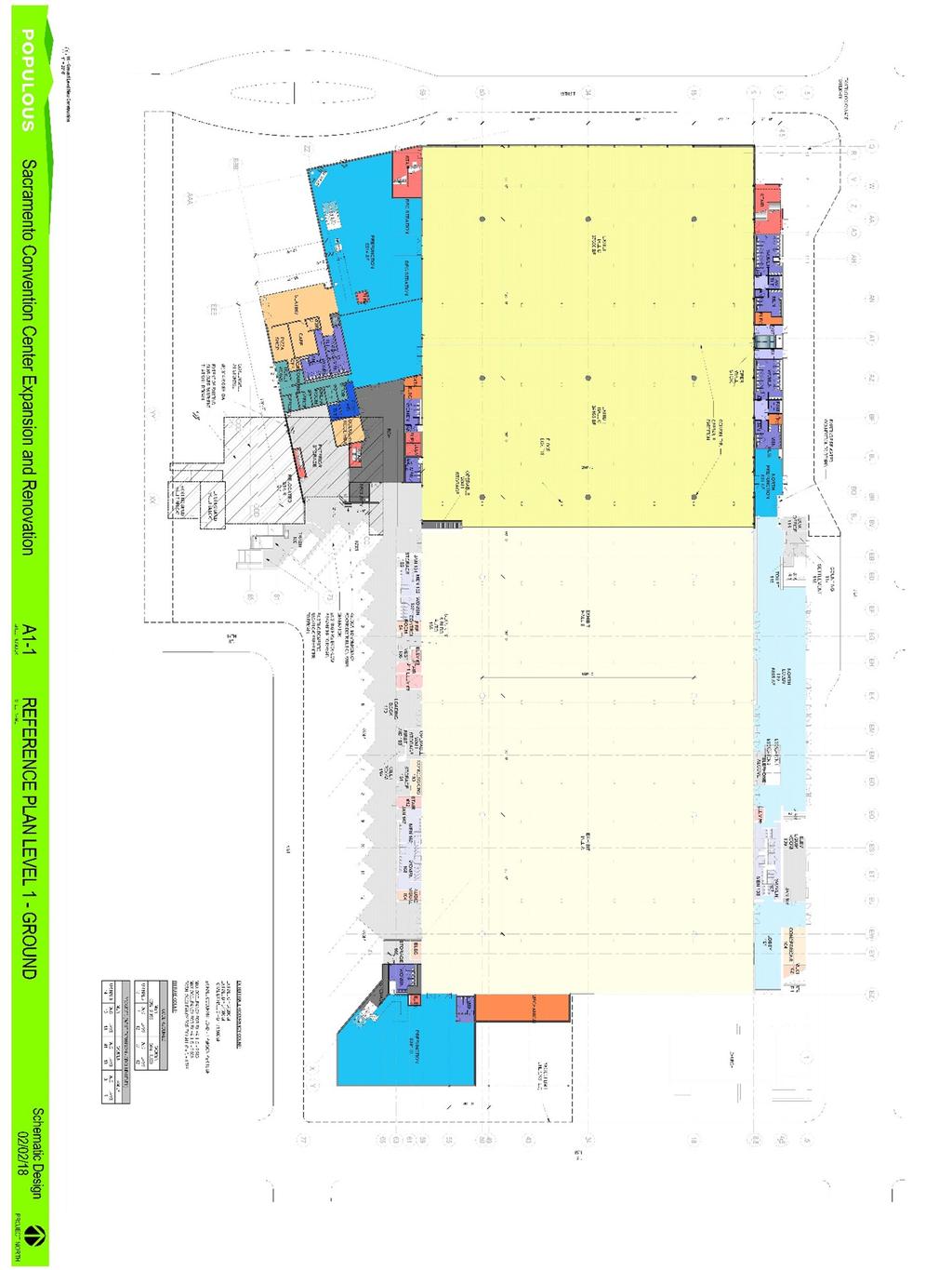 Figure 9 Convention Center Floor Plan (Ground Level) Legend: New Lobby Areas Existing Lobby