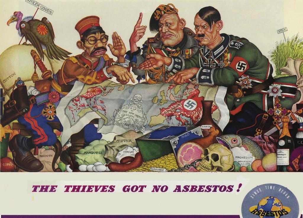 Images on file at the Smith-Layton Archive, Academy for State and Local History [97] 1944 "The Thieves Got No Asbestos".
