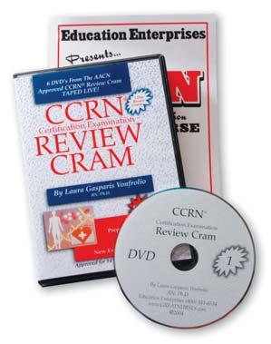 GREAT NURSE PRODUCTS CCRN REVIEW Prepare to successfully pass the CCRN Certification Exam with the help of Critical Care authority Laura Gasparis Vonfrolio RN, PhD. Dr.