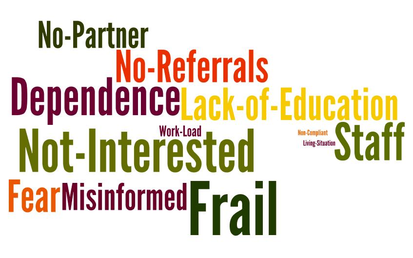 Review RCA Interventions Staff Education addresses: No Referrals No Partner Misinformed Lack of