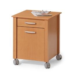 4 Bedside cabinets and overbed tables for hospitals and healthcare